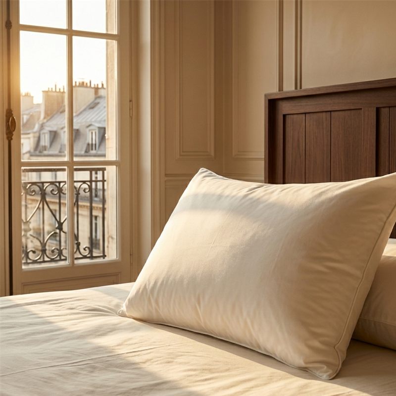 Oreiller mi-ferme en duvet de canard français COCON